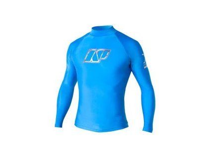 modrá dlouhí píásnká lycra
