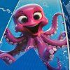 detsky paddleboard sun reflections kids octopus to je on